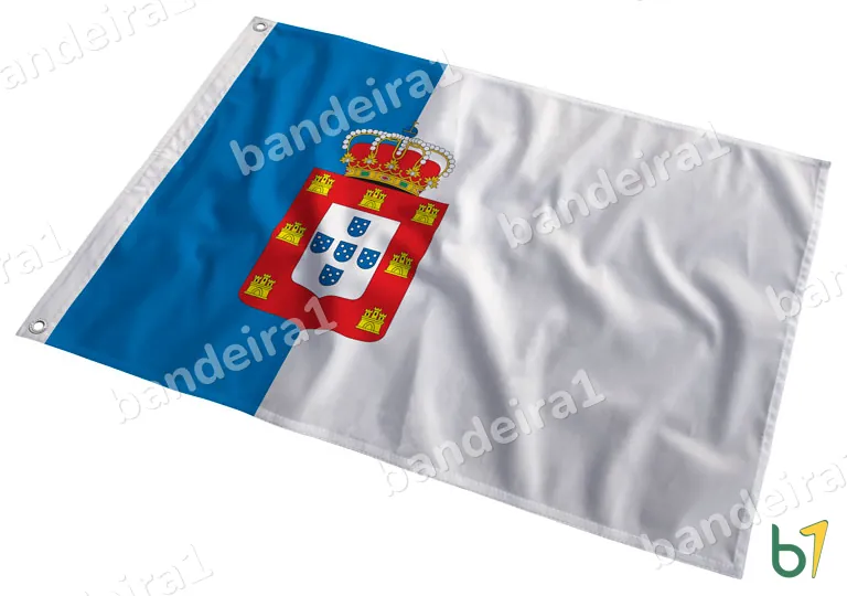 Bandeira do Regime Constitucional ao vento