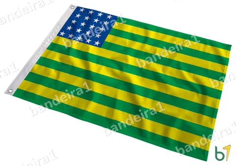Bandeira Provisória da República tremulando, em poliéster com ilhoses
